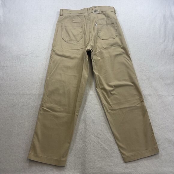 Levi’s Pants Women's 28 Beige Utility Preppy Slim Ankle Length Grunge Trousers - Picture 7 of 12